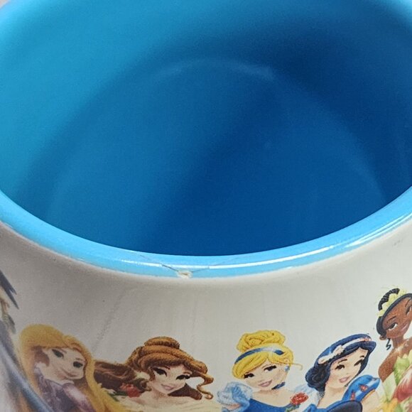 Disney Jerry Leigh Coffee Mug Cup Cast Characters Mickey Donald Goofy Blue White - Picture 6 of 11